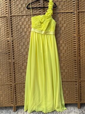Allure Bridals Yellow Dress Lemon / Yellow Color Women’s Size 12